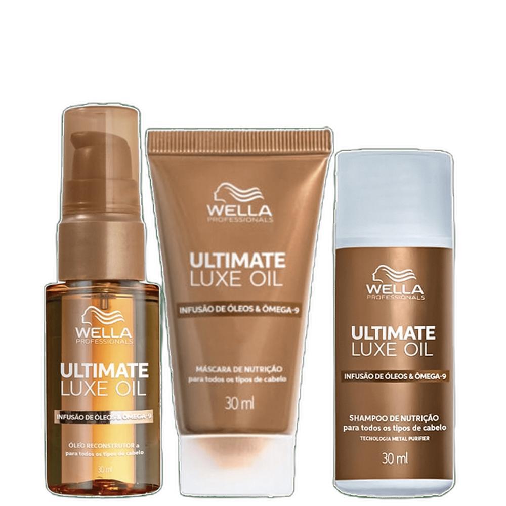 Kit Wella Professionals Ultimate Luxe Oil Mini Trio (3 Produtos)
