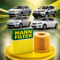Filtro do Oleo Toyota Corolla 1.8 2.0 2010 a 2022 Mann Filter HU6006X