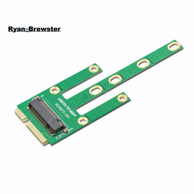 [Preferência R] Adaptador MSATA Para M . 2 NGFF Placa De Conversão 6.0 Gb/S SATA-Bus SSD B Key Macho Riser M2