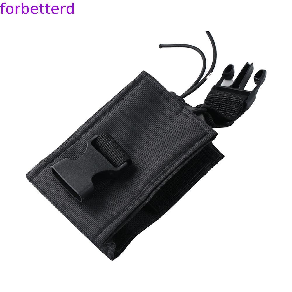FORBETTERD Walkie Talkie Bolsa Titular Molle Pacote De Armazenamento De Interfone