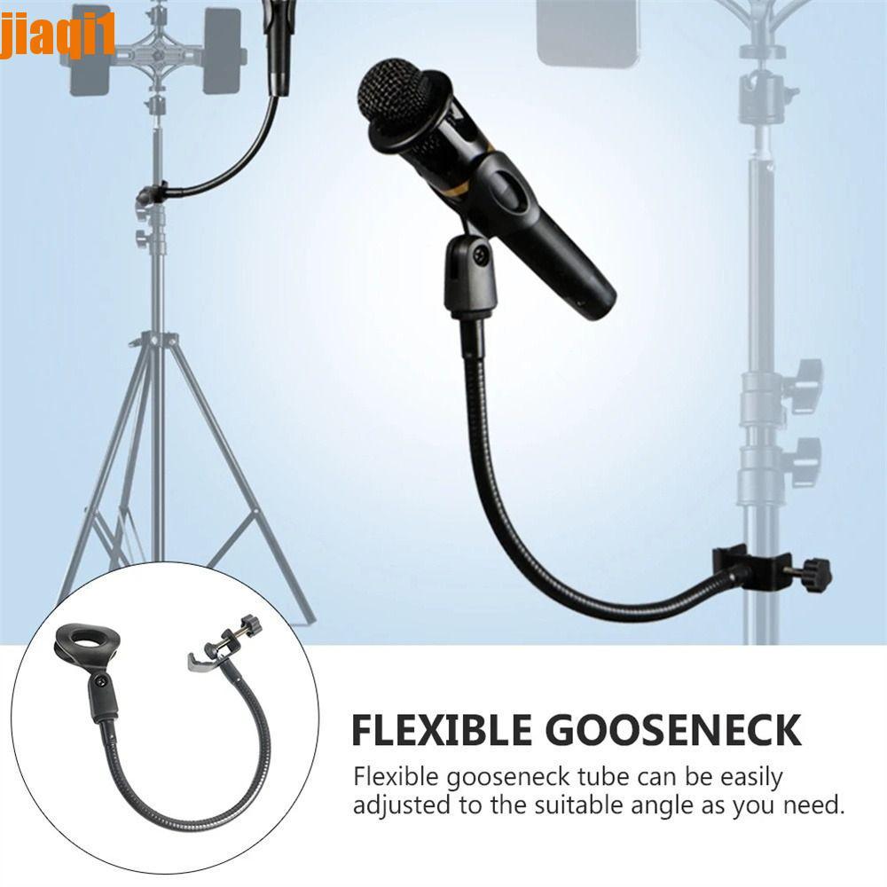 JIAQI1 Suporte Para Microfone Clipe De Substituição Braçadeira Condensador Braço