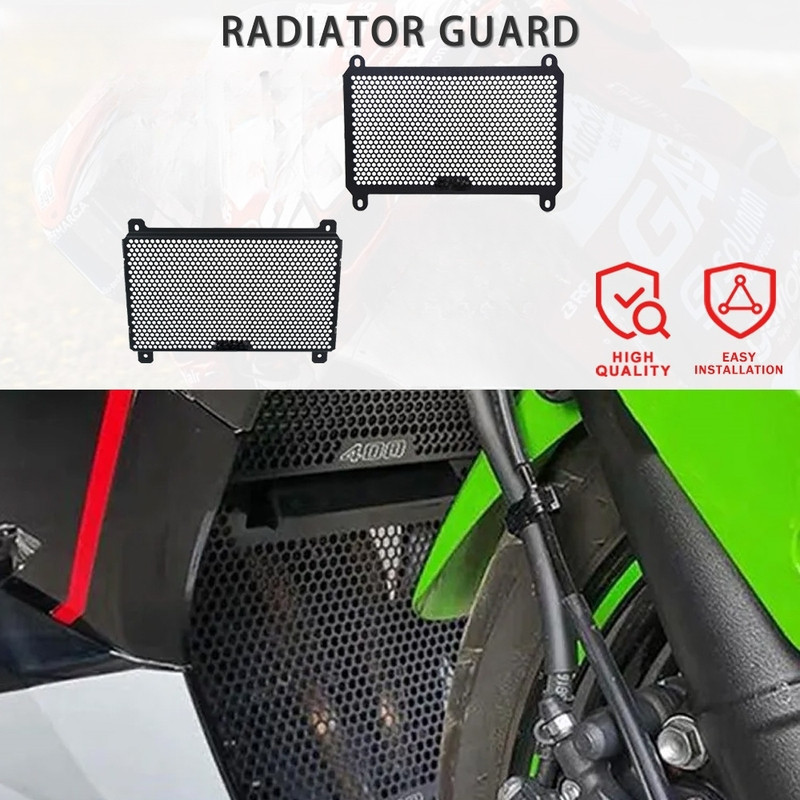 Para KAWASAKI NINJA 400/500 2018-2024 Z400/Z500/Eliminador 400 2024-2025 Capa De Entrada De Ar Da Motocicleta Grade Do R