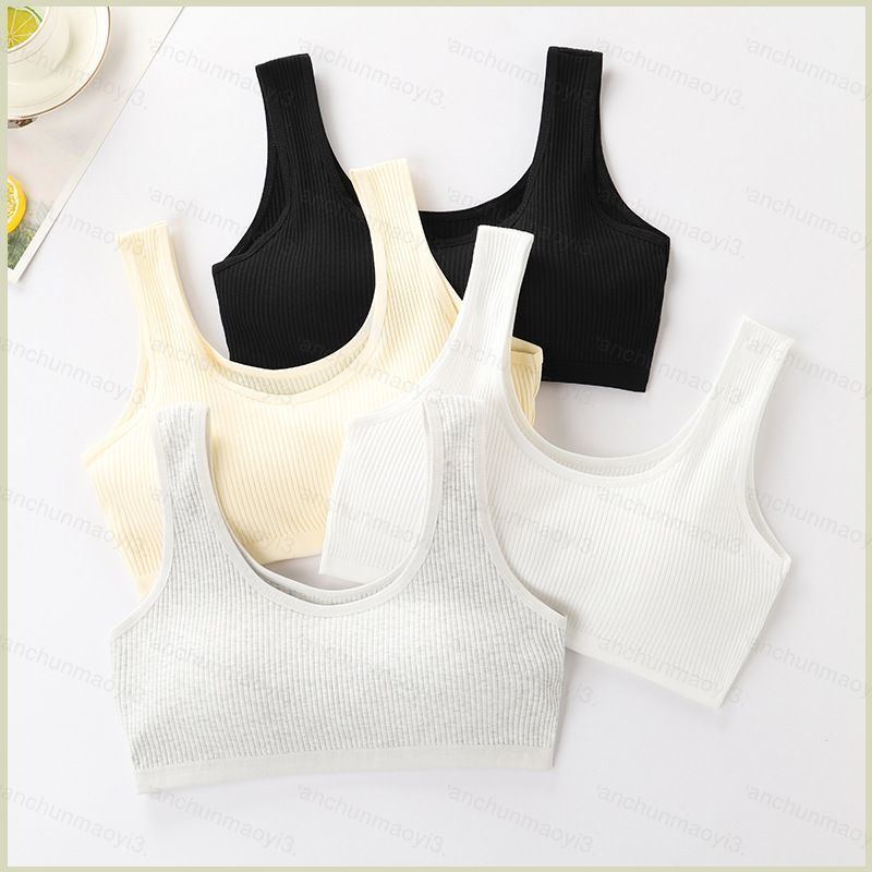 DC3 Adolescentes Roupa Interior Sutiã Para Menina Crianças bralette Topos Feminino Estudante Esportes Colete De