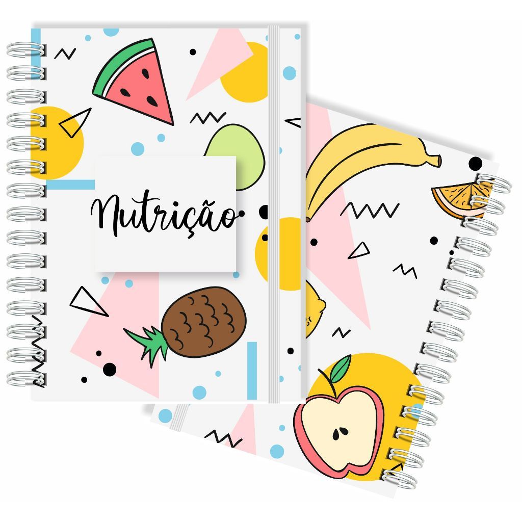 Caderno Personalizado Nutricionista | Brindes | Capa Dura