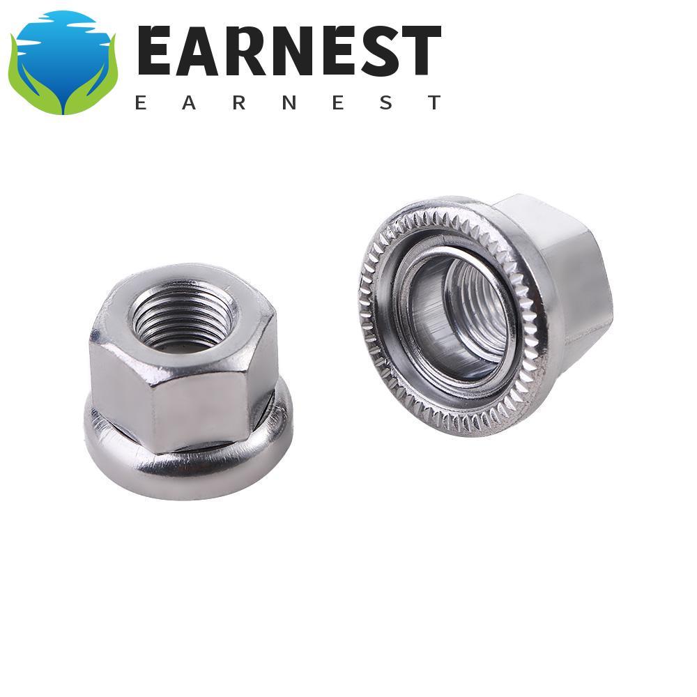 EARNEST Porcas De Cubo De Bicicleta MTB Ciclismo De Estrada Engrenagem Fixa Frente Traseira Textura Antiderrapante M9 M1