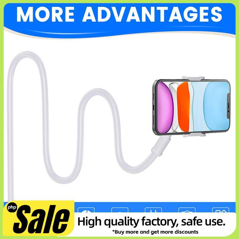 Suporte Universal Para Celular , Braço Flexível , Clipe De Montagem 360 , Pescoço De Ganso , Ajustável Tablet , Branco
