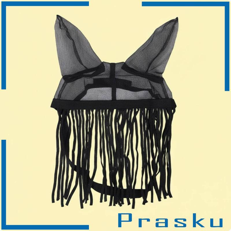 [Prasku] Capa De Orelha Equina De Poliéster Anti-Mosca Máscara De Franja Gorro De Cavalo Acessórios Leves Para Passeios
