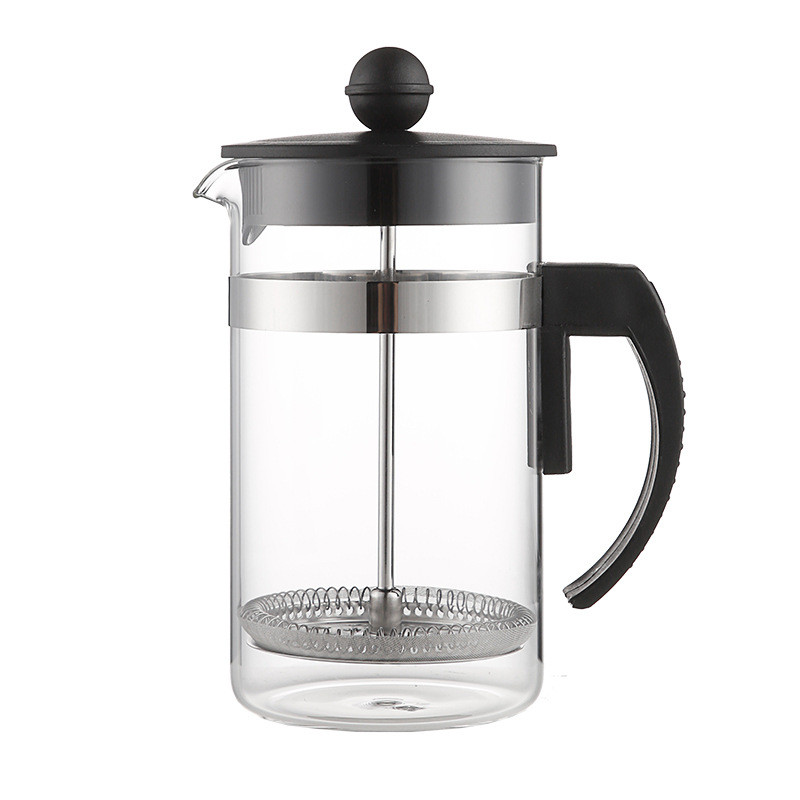 Cafeteira francesa estilo americano, utensílio de café em vidro borossilicato de alta qualidade, cafeteira manual para u