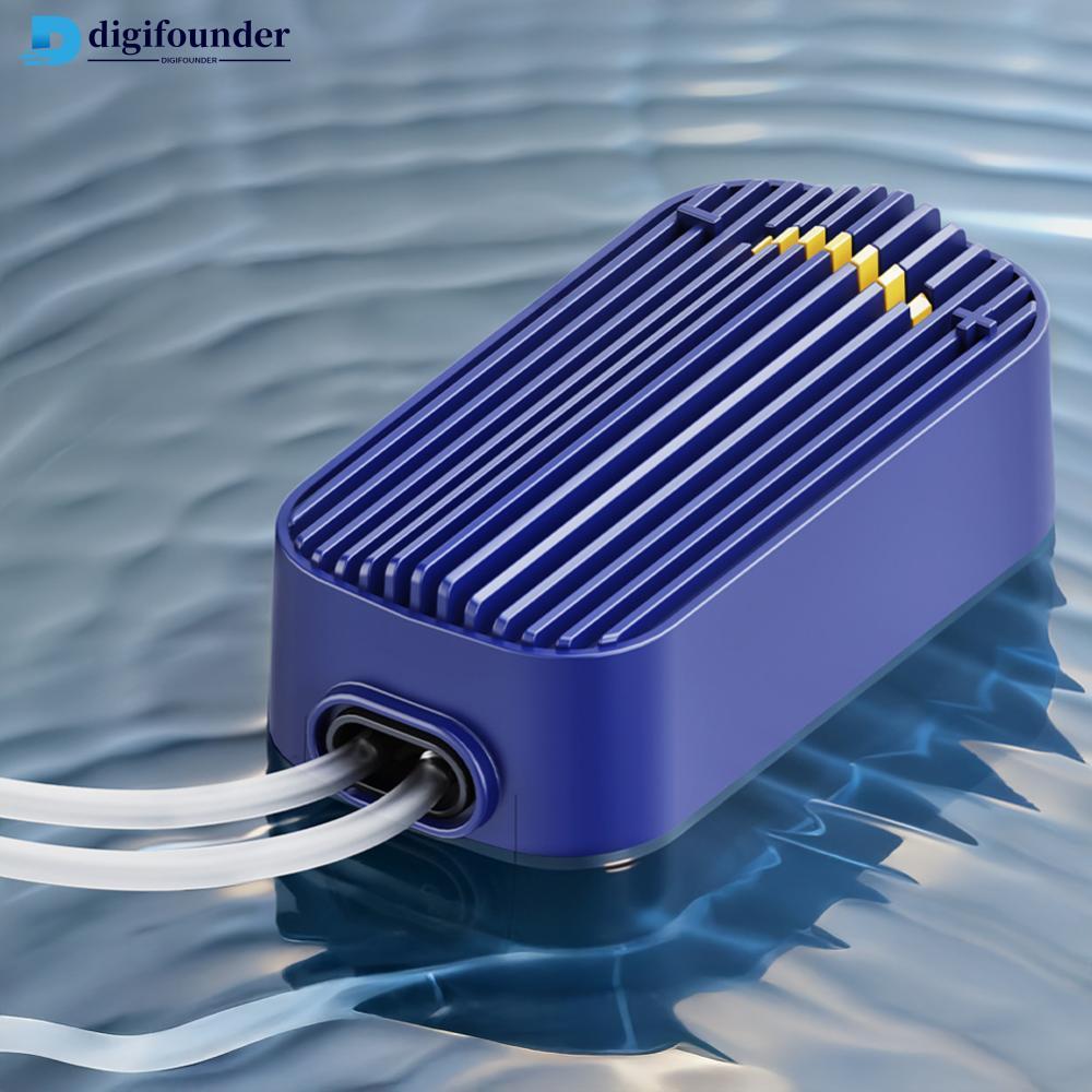 Bomba De Ar Silenciosa De Oxigênio Para Aquário DIGIFOUNDER Tanque De Peixes Aerador De Compressor Oxigenador Ajustável