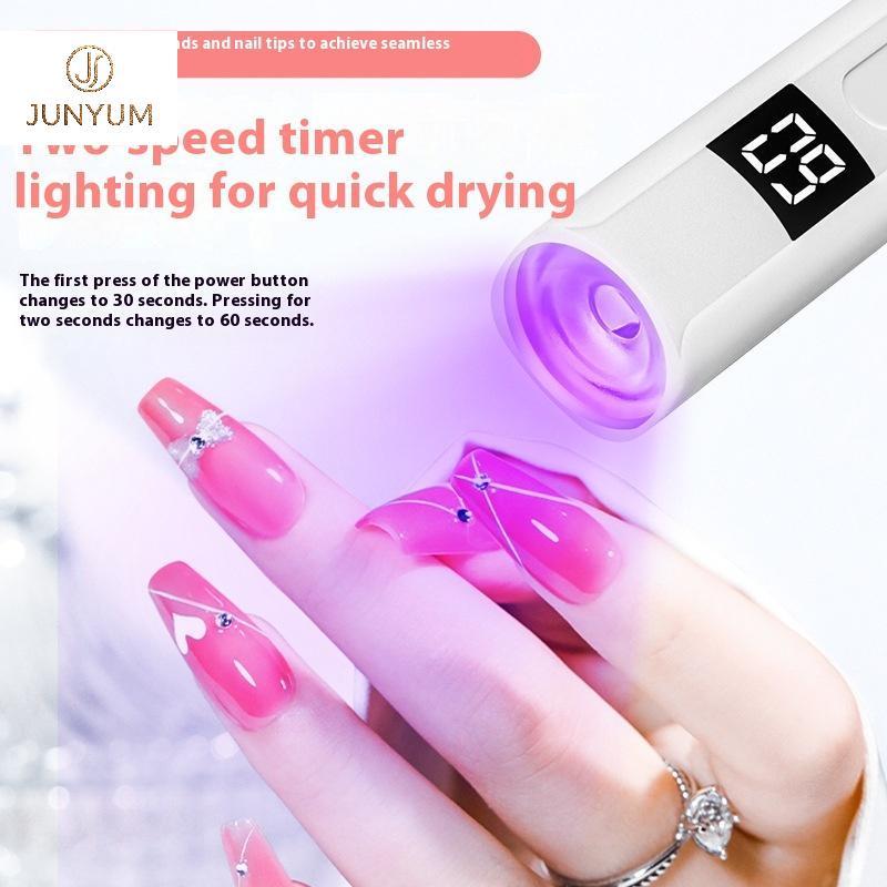 YUKE Profissional Prego UV Lâmpada LED Mesa Com Display Recarregável Portátil Mini Secador De Unhas Suporte Para Arte Re