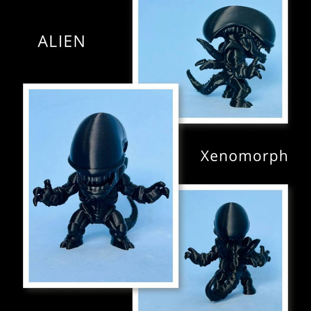 Alien Xenomorph Filme de Terror Impressão 3D Coleção Decoração