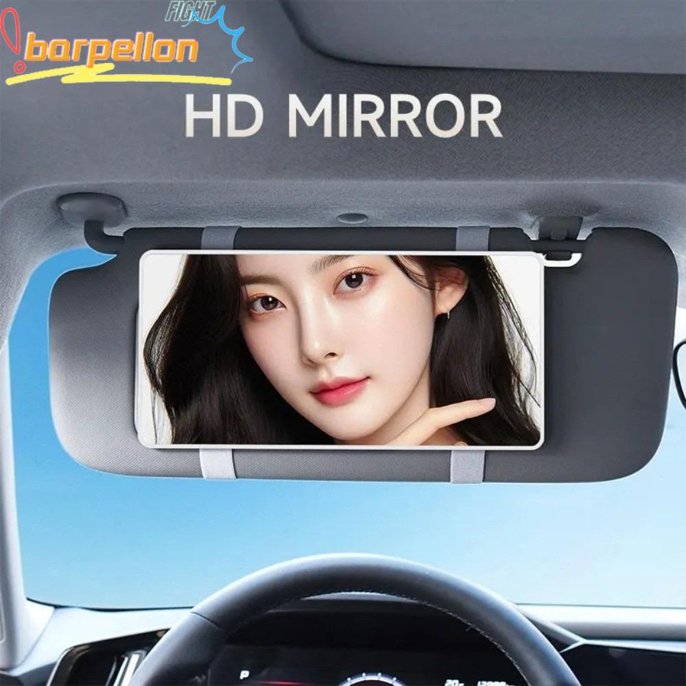 Placa De Viseira Solar BARPELLON , Espelho De Maquiagem Portátil HD Cosmético Sólido De Tela Grande Para Sombreamento