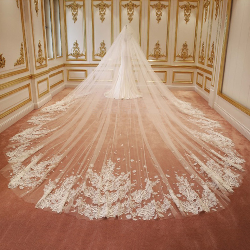 Casamento nupcial mestre vestido de casamento champanhe cor véu branco foto estúdio casamento foto cocar Super fada flor