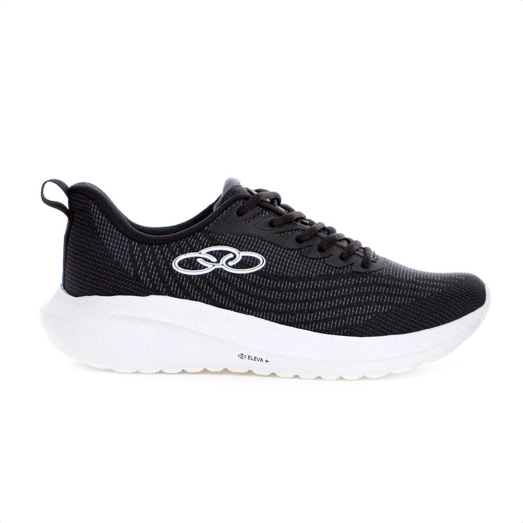 Tênis Olympikus Acqua Preto e Branco - Feminino