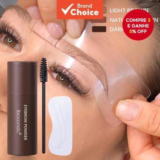 Kit De Carimbo De Sobrancelha À Prova D'água Com Estênceis E Pó Para Modelagem Natural Em…