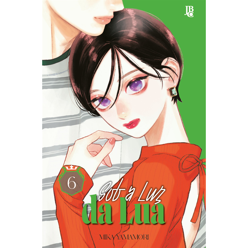 Capa do livro Mangá - Sob a Luz da Lua Vol. 06 - por Mika Yamamori - Editora JBC