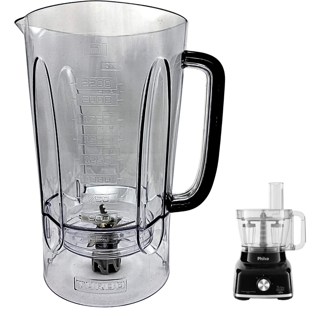 COPO SEM TAMPA MULTIPROCESSADOR  PHILCO PMP1600  Preto