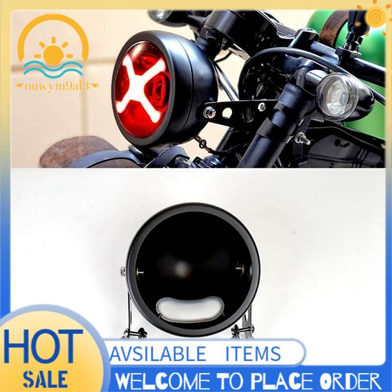 Para 5.75 Polegada Caixa Do Farol Da Motocicleta Com Suporte 5-3/4 Baldes De Montagem