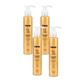 Kit 4 Pop Jelly Gold Geleia Corporal Iluminadora Dapop 120ml