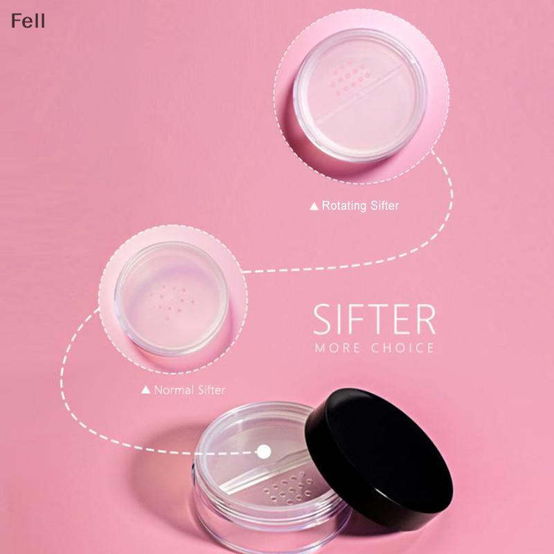[Fel] Frasco De Pó Solto Vazio 5/10/20/30g Com Recipiente De Peneira Rotativa Plástico Para Maquiagem Cosmética Enchimen