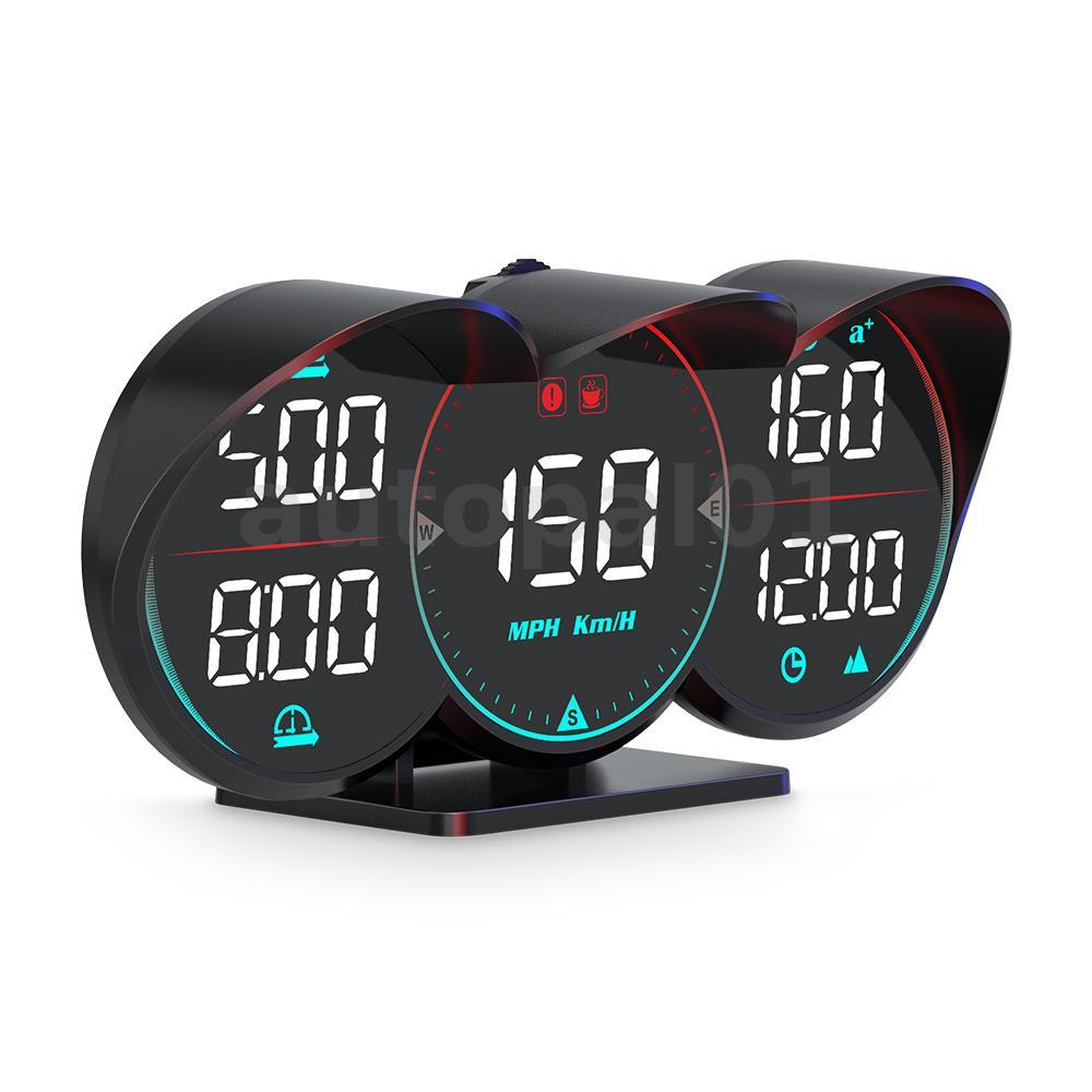 G17 Carro Hud Head-Up Display Universal Beidou Satélite Medição De Velocidade Tempo Alarme Dispositivo