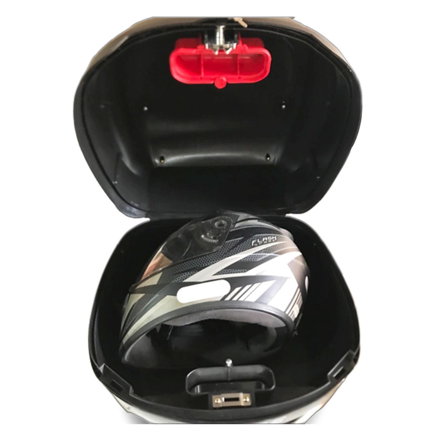 Baú para moto Awa Proos 29 Litros Original com Base Para Fixação COM ENGATE RÁPIDO REMOVÍVEL