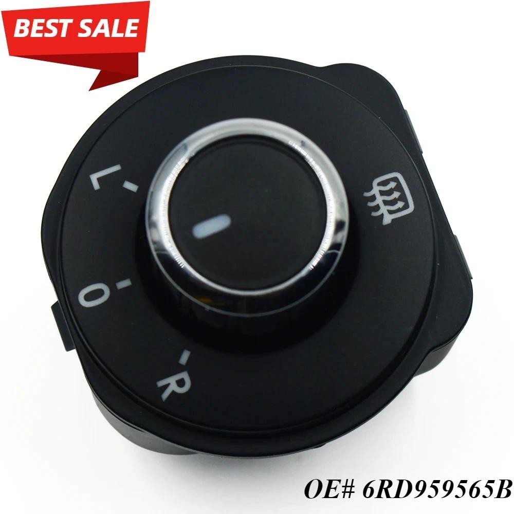 6o 6o959565b Botão De Ajuste De Controle Do Interruptor Espelho Lateral Retrovisor Para VW Polo 6R 2011-2016 6RD 959 565