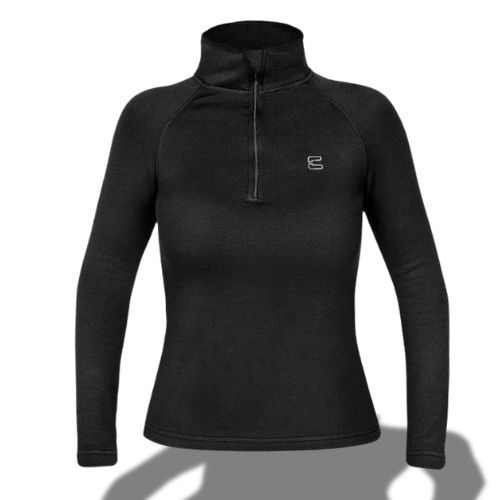 BLUSA TERMICA COM GOLA FEMININA THERMOPLUS SEGUNDA PELE FRIO INVERMO MOTO CICLISMO SKY ESQUI