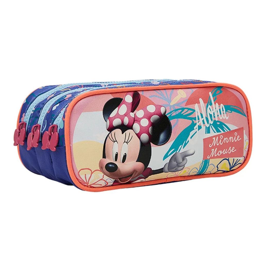 Estojo Triplo Escolar Infantil Xeryus Minnie Mouse Xeryus 13235