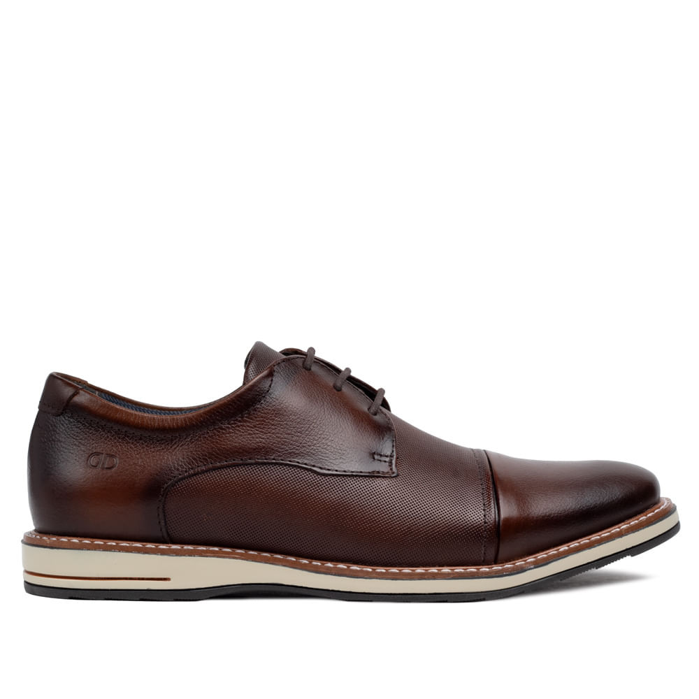 Sapato Masculino Democrata Metropolitan Oliver Marrom