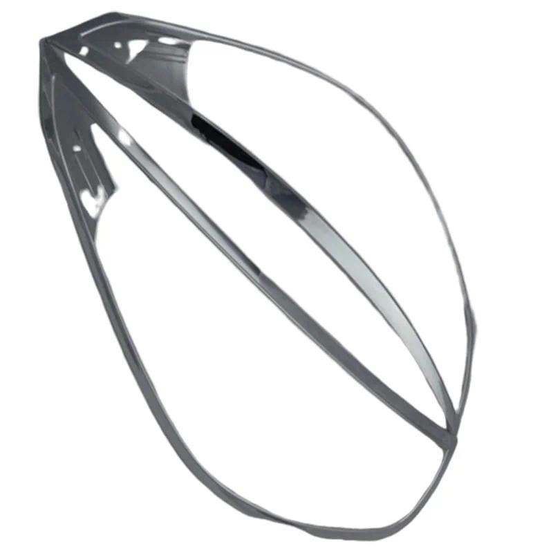 Exterior ABS Chrome Luz Dianteira Capa Da Lâmpada Farol Cobre Acessórios Do Carro Para IX35 2010 2011 2012 2013 2014