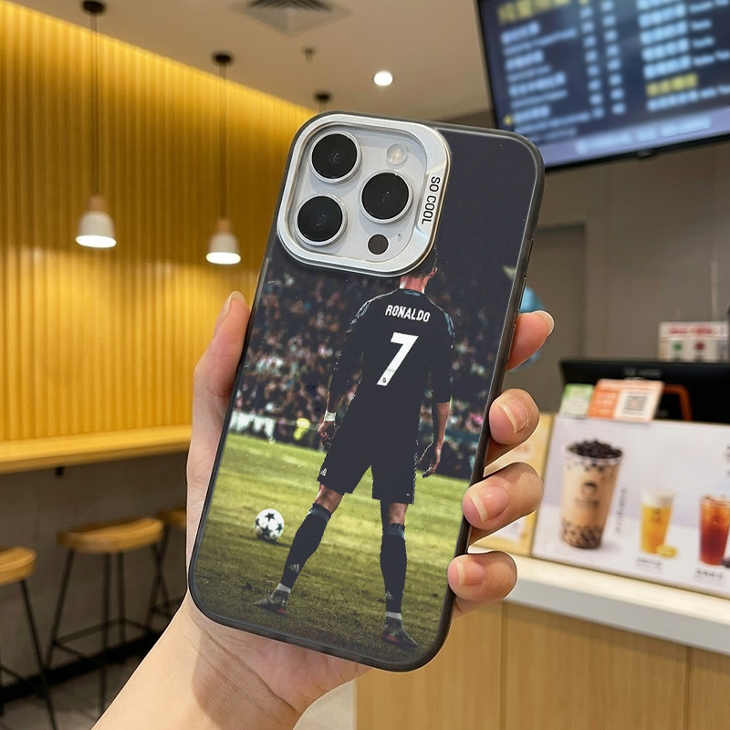 Cristiano Ronaldo Real Madrid No . 7 Capa De Telefone Comemorativa Para Redmi 10 12C 13C 9A A2 3 Note Pro 4G 5G Xiaomi P