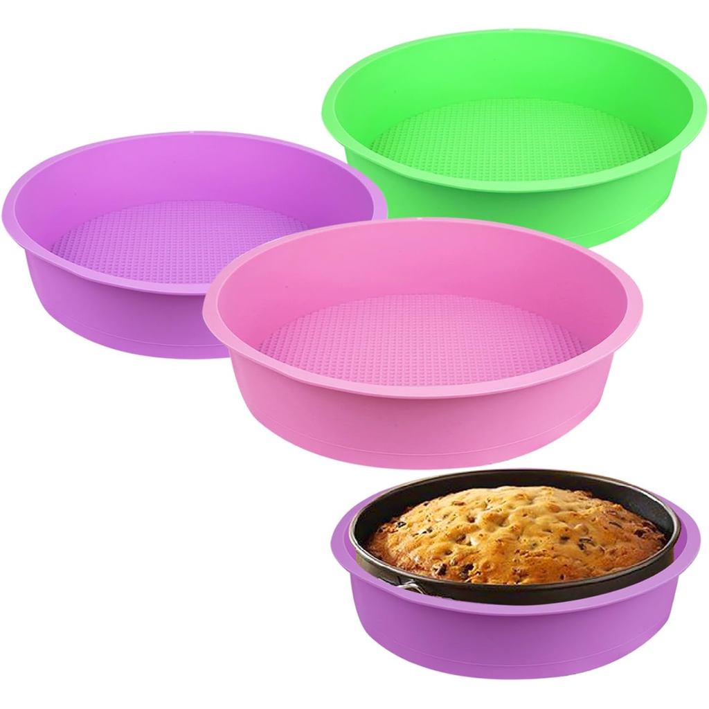 3 Protetores de Forma para Bolo de Mola, Protetor de Silicone para Bolo de Mola de 9 Polegadas, Evitando a Entrada de Ág