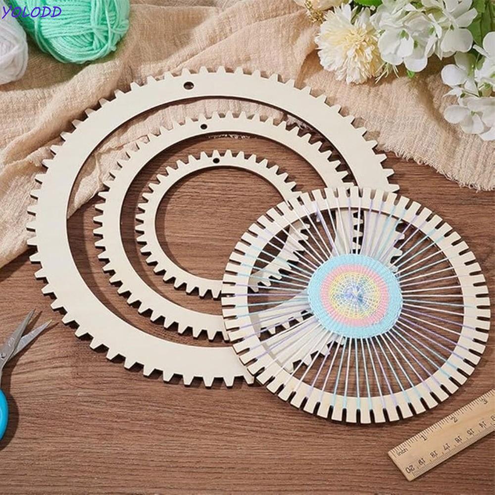 Kit De Tear De Tecelagem YOLODD , Pente , Artesanato , Manual | De Engrenagem Circular De Design Modular