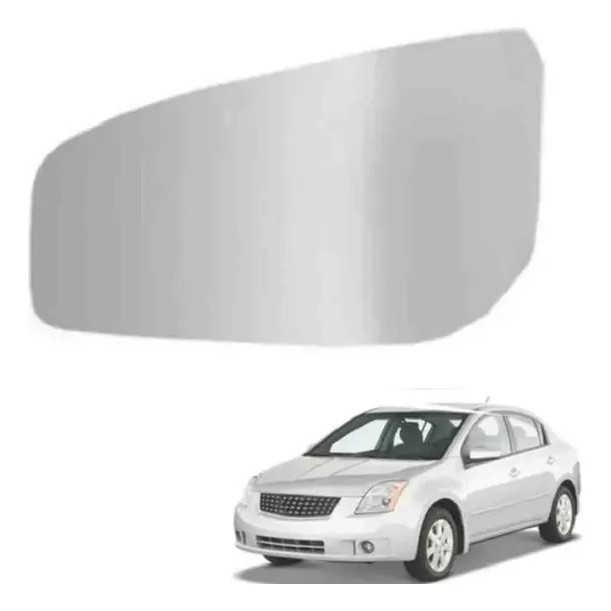 Lente Espelho Retrovisor Refil Sentra 2004 A 2009 Esquerda