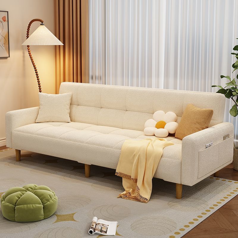 Sofá pequeno para apartamento, sofá-cama dobrável, aluguel de três pessoas, sala de estar, sofá em linha, sofá de tecido