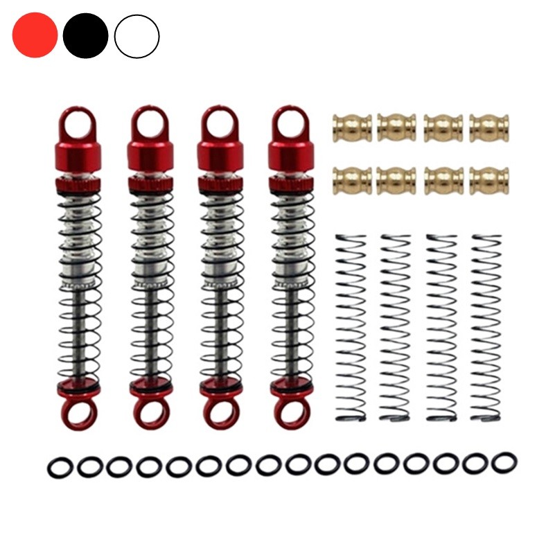 4 Pçs MN99S MN78 MN168 MN300 MN-300 Tanque 300 Metal Óleo Amortecedor RC Carro Atualização Peças DIY OP Acessórios