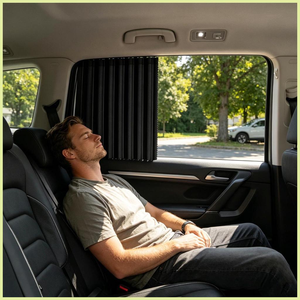 Cortinas Magnéticas Para Janela De Carro , Persianas Blackout De Vidro Automático , Cobertura De Privacidade Automática 
