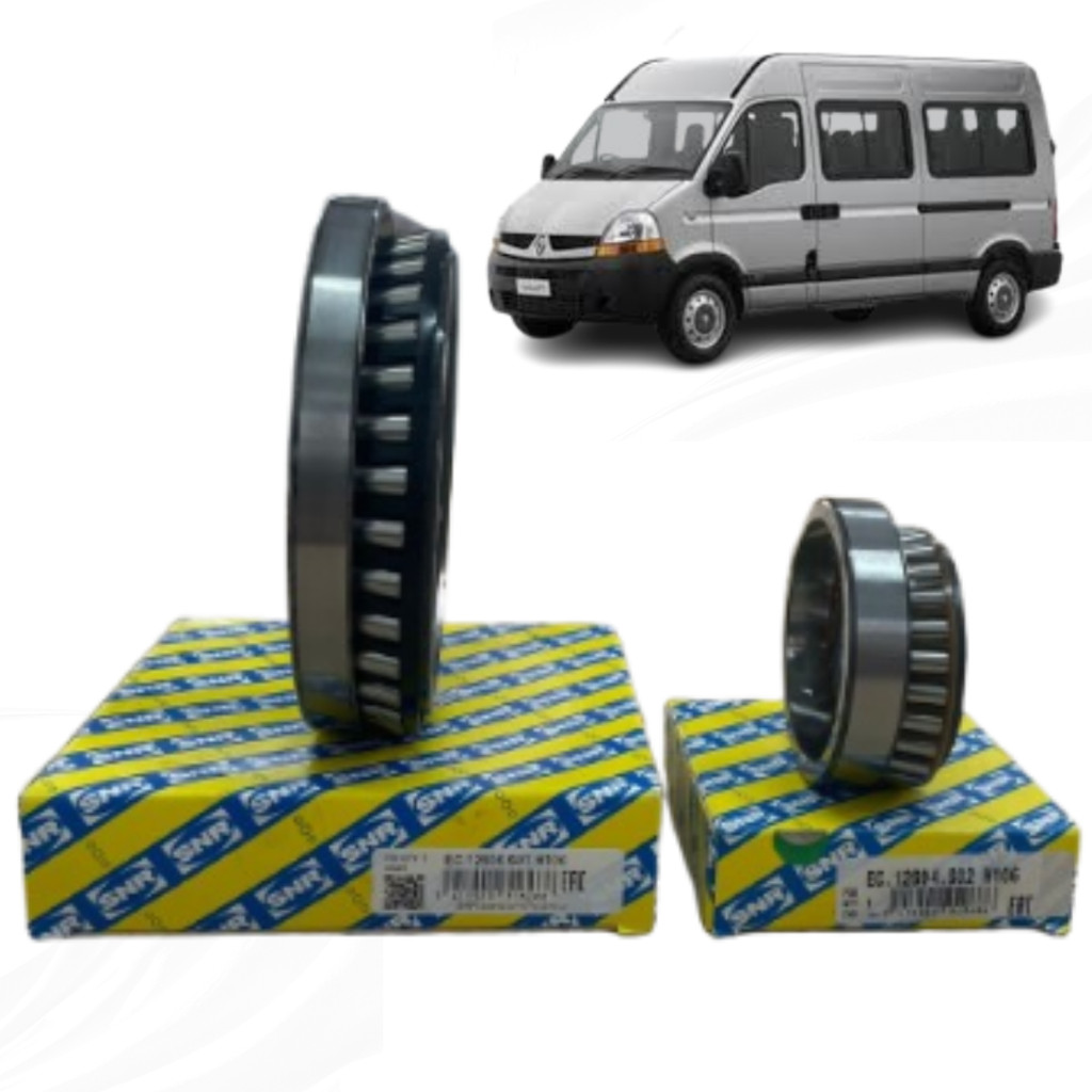 Kit 2 Rolamento Cambio Satelite Renault Master 2.5/2.8 02-13