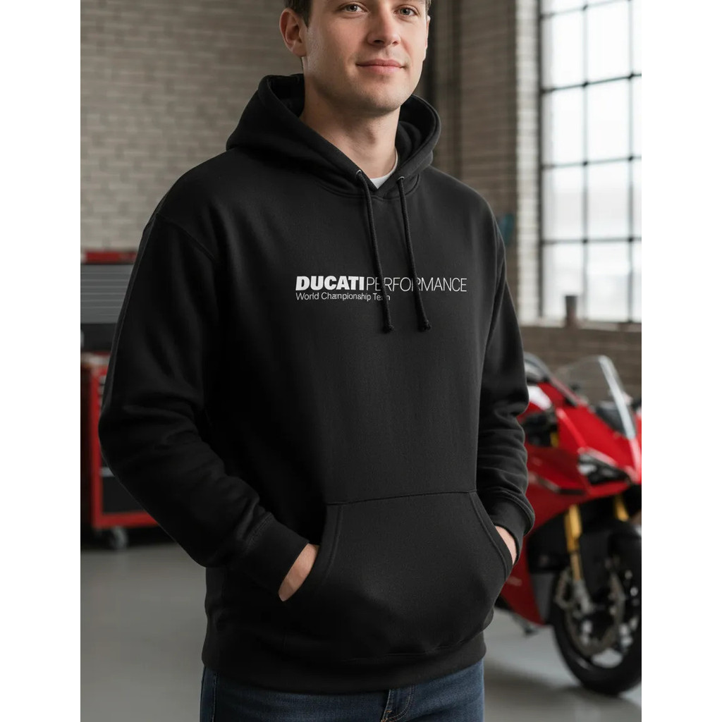 Blusa Frio Moletom Ducati Moto Flanelado Algodão