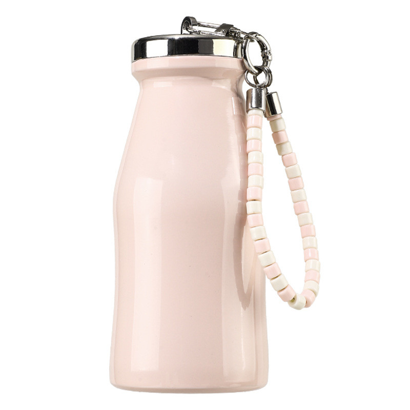 Mini copo térmico 280ml meninas copo de bolso de alto valor 316 forro de aço inoxidável tampa de parafuso copo de acompa