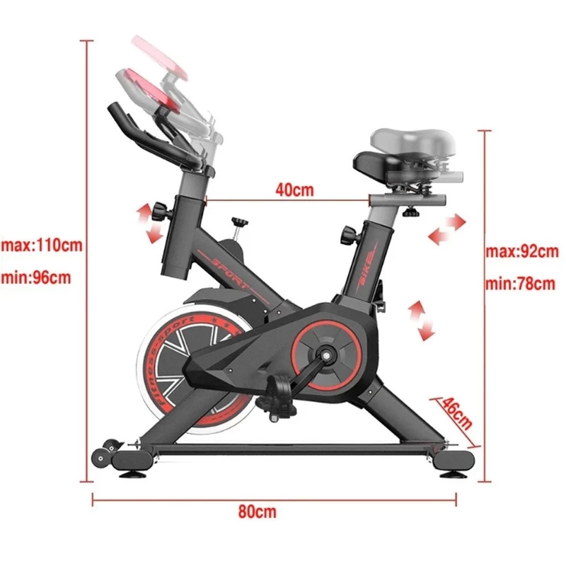Bicicleta Ergométrica Spinning Profissional para Academia até 120kg — foto 3
