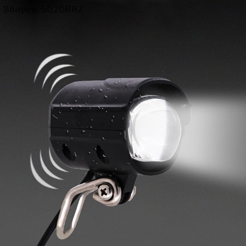 [THEBR] 36V-72V E-Bike Horn Light Scooter LED Farol À Prova D'água Lâmpada De Buzina 2 Em 1 Lanterna De Bicicleta Para M