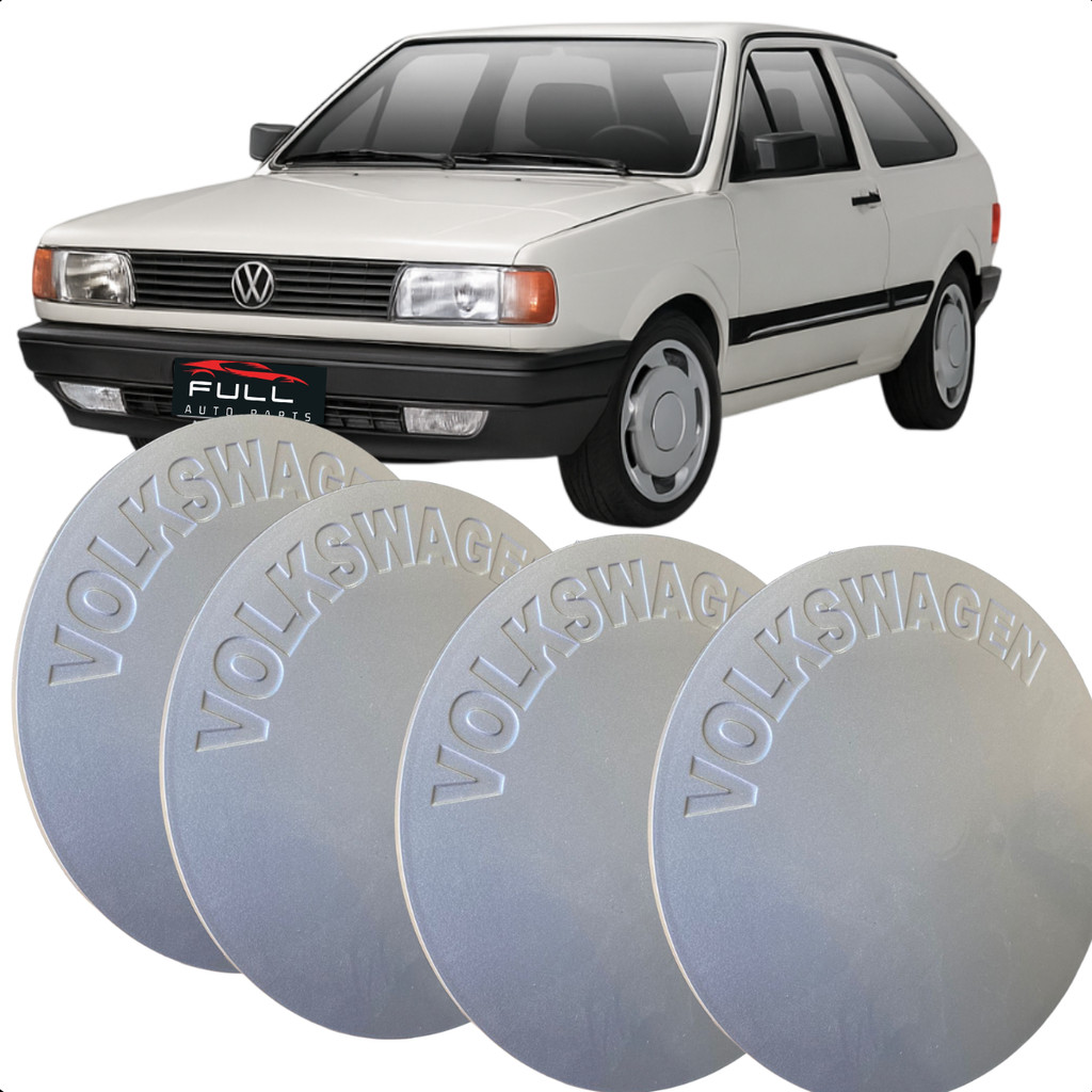 Jogo Calota Centro Orbital Tampa Roda Vw Aro 13 14 15 16 17
