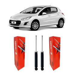Par Amortecedor Traseiro Peugeot 308 2012 Até 2016