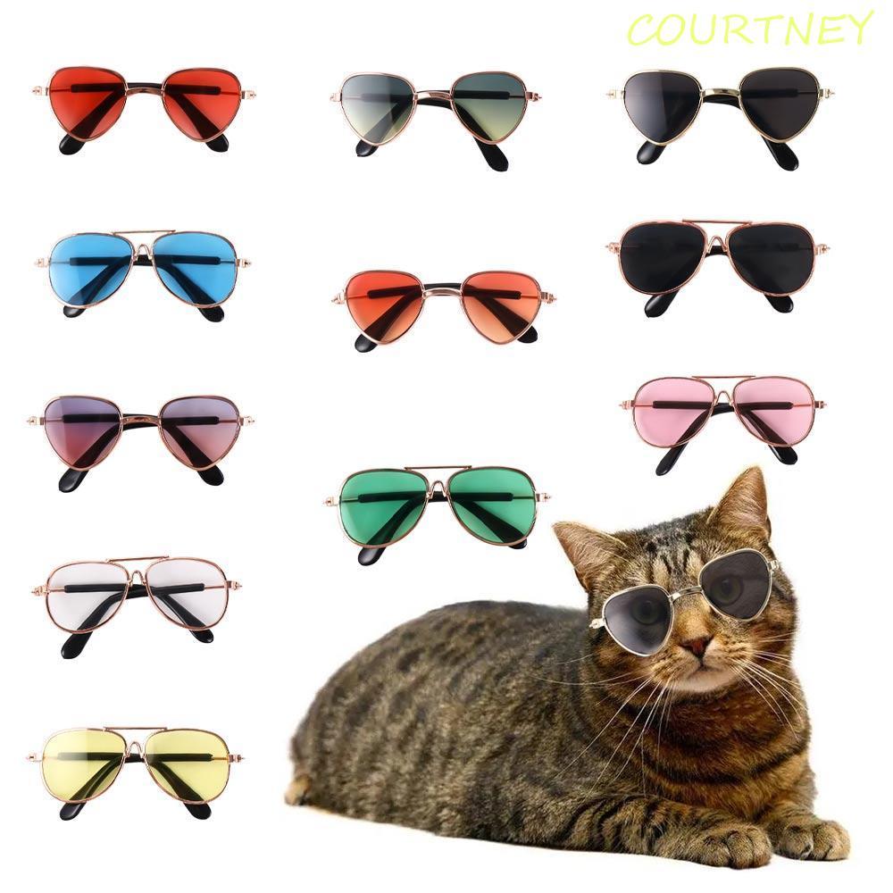 COURTNEY Óculos Para Animais De Estimação Gatos Acessórios Fofos Reflexão Cães Pequenos Moda Produtos