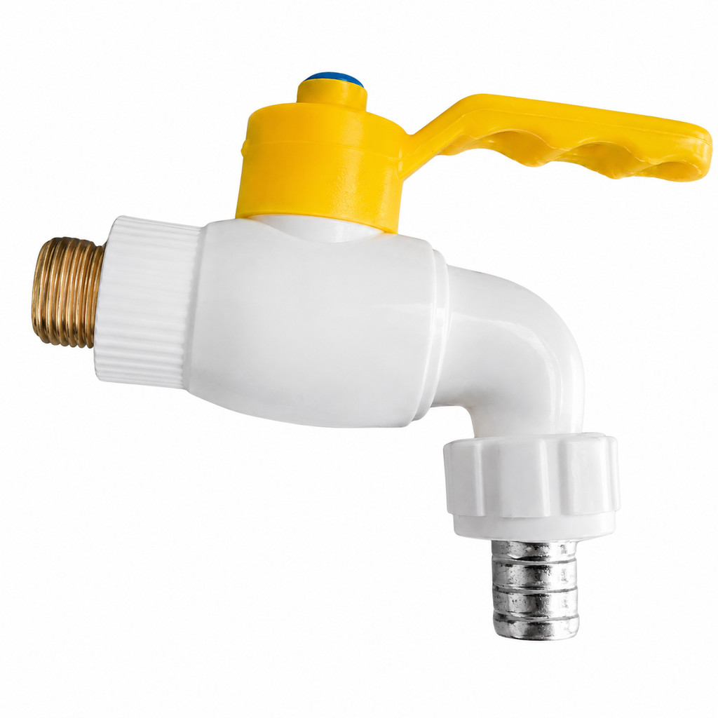 Detalhes do Torneira Para Mangueira Jardim Tanque Área de Serviço 1/2 com Bico 3/4 para - Metal e PVC