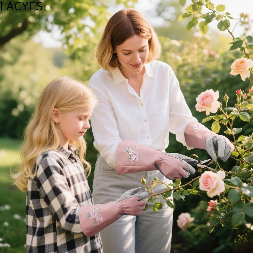 Luvas De Jardinagem LACYES , Duráveis À Prova De Espinhos De Tecido Oxford Poda Respiráveis