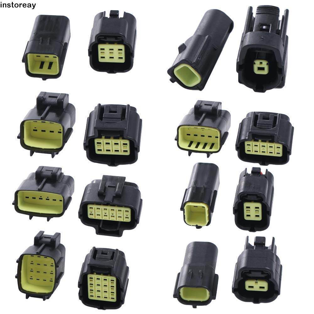 INSTOREAY Car Fio Conector Linha Docking 1/2/3/4/6/8/10/12/16 Pinos Selados Terminal De Cabo De 1.8mm