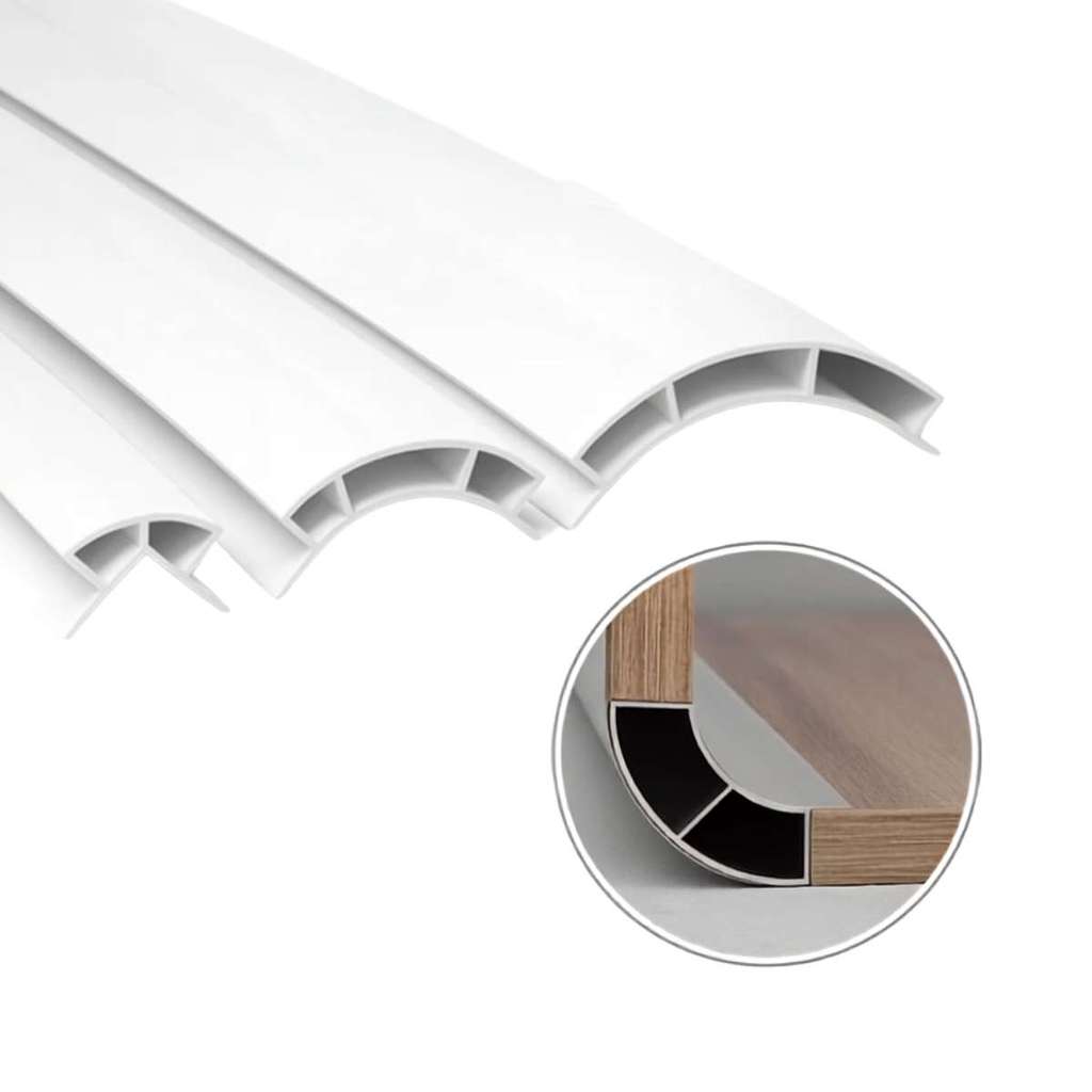 Perfil Modular Móvel Curvo Gabarito Marcenaria MDF Raio Perfeito Profissional Módulo 1 METRO Encaixe